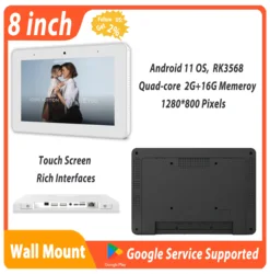 Spedizione gratuita Tablet Android da parete Android 11 Smart Home Controller Touch Screen Monitor con supporto VESA integrato POE NFC opzionale