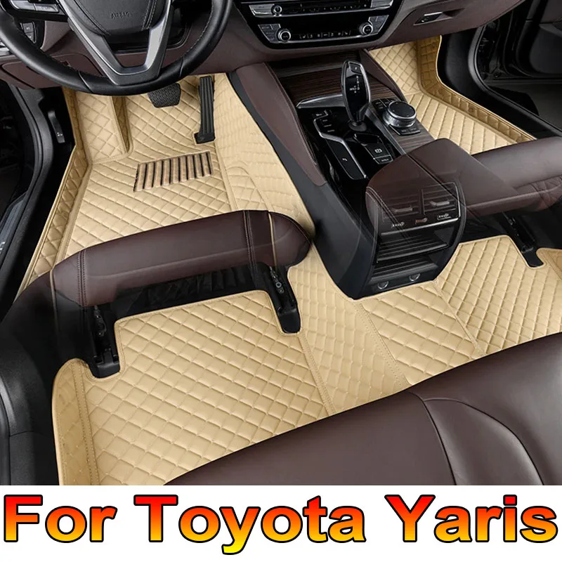 Car Floor Mats For Toyota Yaris Hybrid Mazda2 Hybrid MXPH11 2021 2022 2023 Waterproof Protective Pad Floor Cover Car Accessories