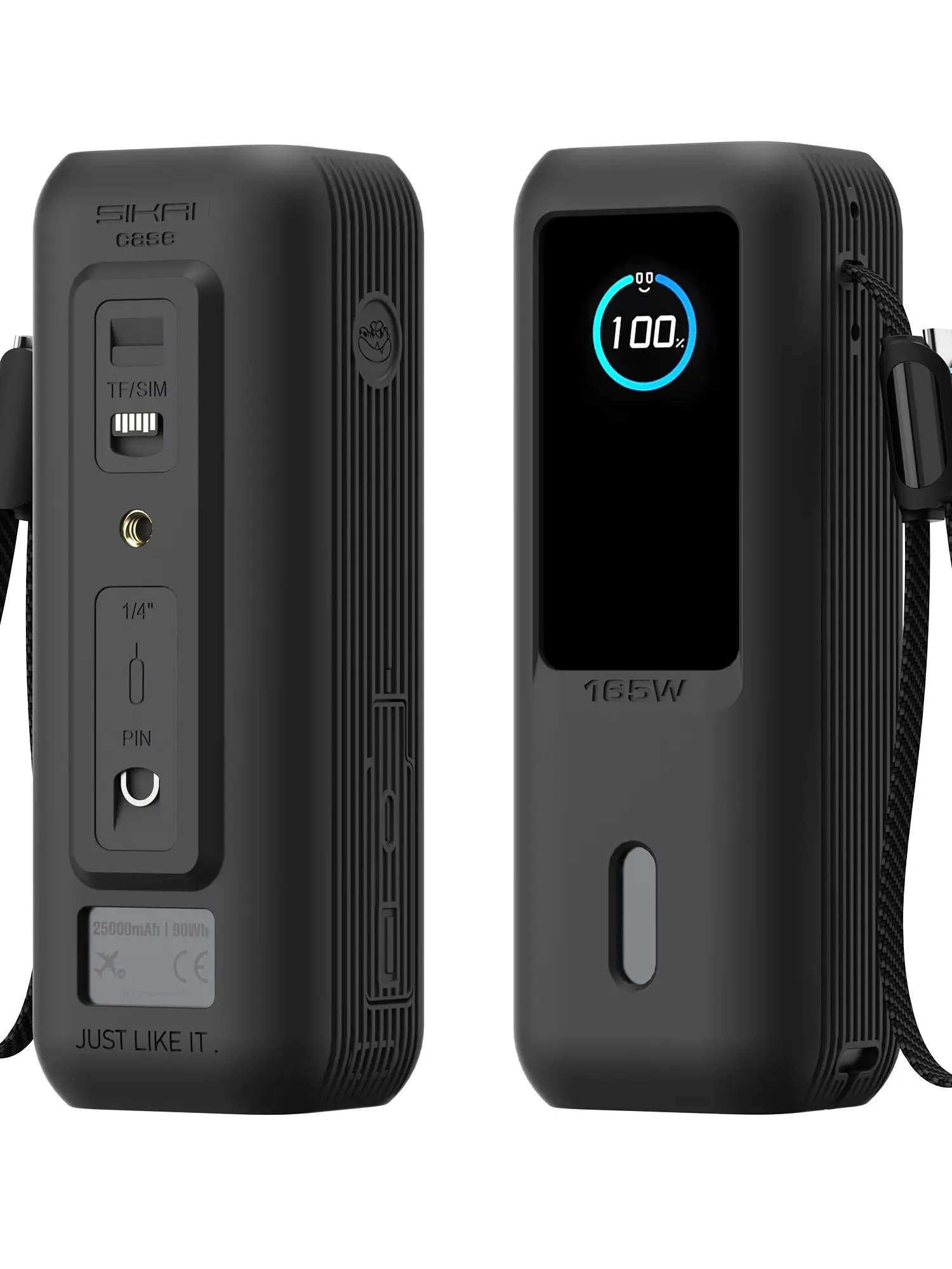Silikonowe etui SIKAI na powerbank Anker Zolo 25000mAh 165W z miejscem na kartę TF/SIM — zdjęcie produktu 7