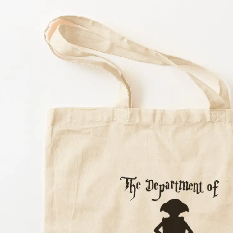 Department of Missing Elf Silhouette Tote Bag shopper bag women canvas Shopping bags women bag shopping logo