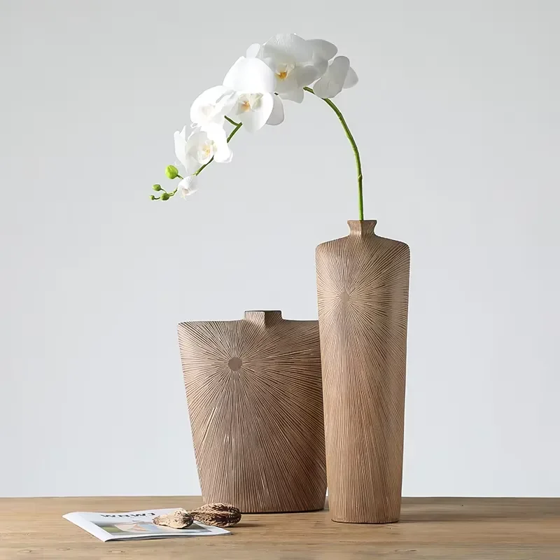 for Creative Flower Relief Vase Home Decoration Accessories