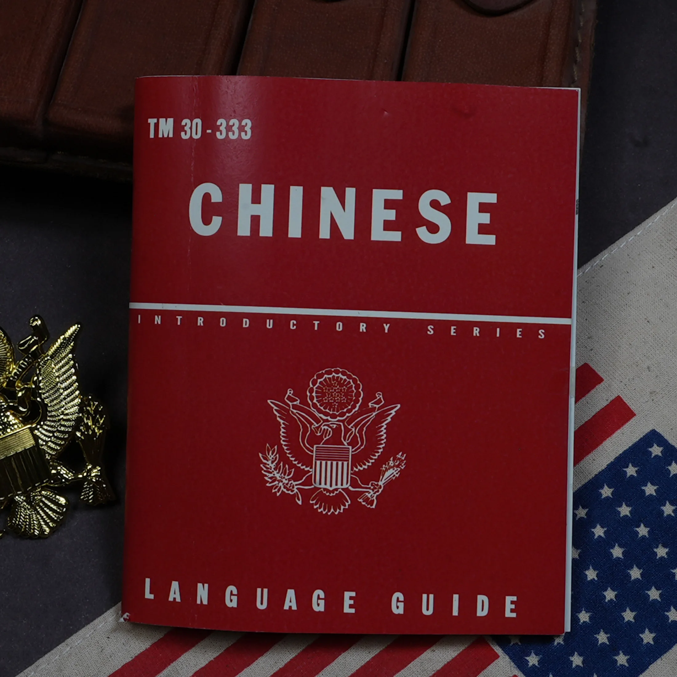 Segunda Guerra Mundial-era M1943 《Guía de lenguaje hablado chino》Artefacto coleccionable