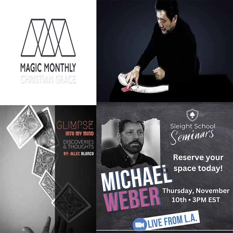 Невидимая колода без камеры Кристиана, попробуйте Yuji, просмотрите мой ум аллеком, школьный урок Sleight от Майкла Вебера