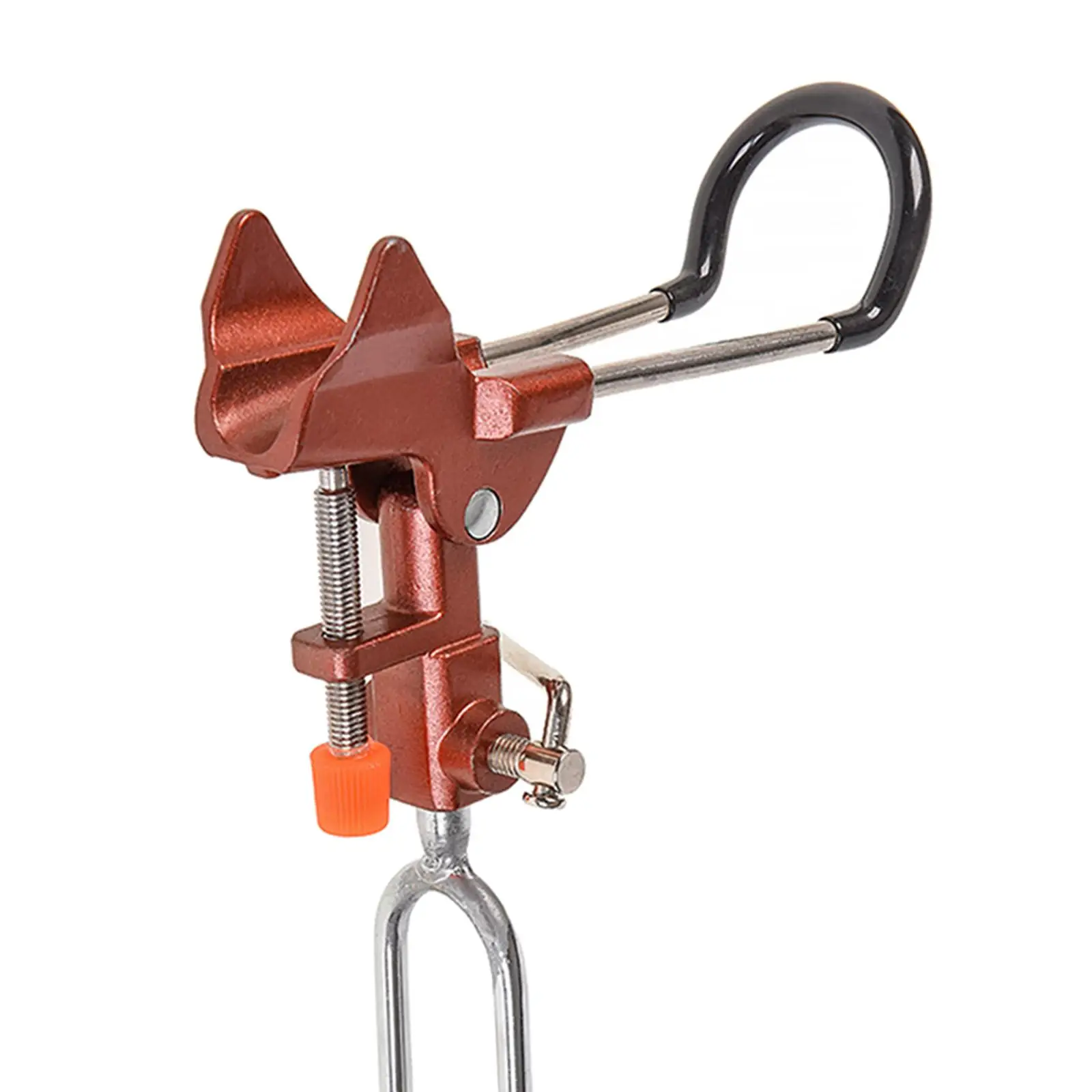 أصحاب قصبة الصيد الاستقرار الصيد رود في الهواء الطلق حامل رفوف قابل للتعديل الطين #5