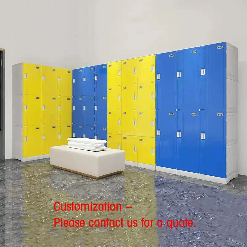 custom.Most Popular Abs Plastic Locker Colorful Bag Storage Locker School Swimming Pools Storage with Electronic Lock