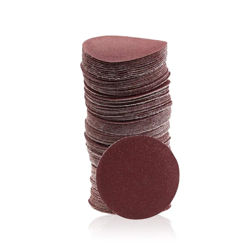 

100 шт. шлифовальных дисков 2 дюйма на липучке, зернистость 120, для шлифовальных машин, дрелей, гриндеров, деревообработки, авторемонта