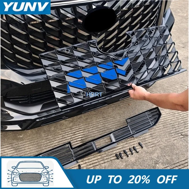 Передняя решетка YUNV для GAC Trumpchi GS8 2022, защитная сетка от насекомых, сетка для переднего бампера, внешние сменные аксессуары.
