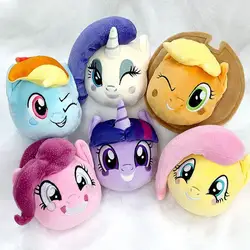 Miniso Kawaii My Little Pony Anime Genuine Pinch Dumpling Plush Doll Toys Girly Heart Cute Plush Backpack Pendant Birthday Gift