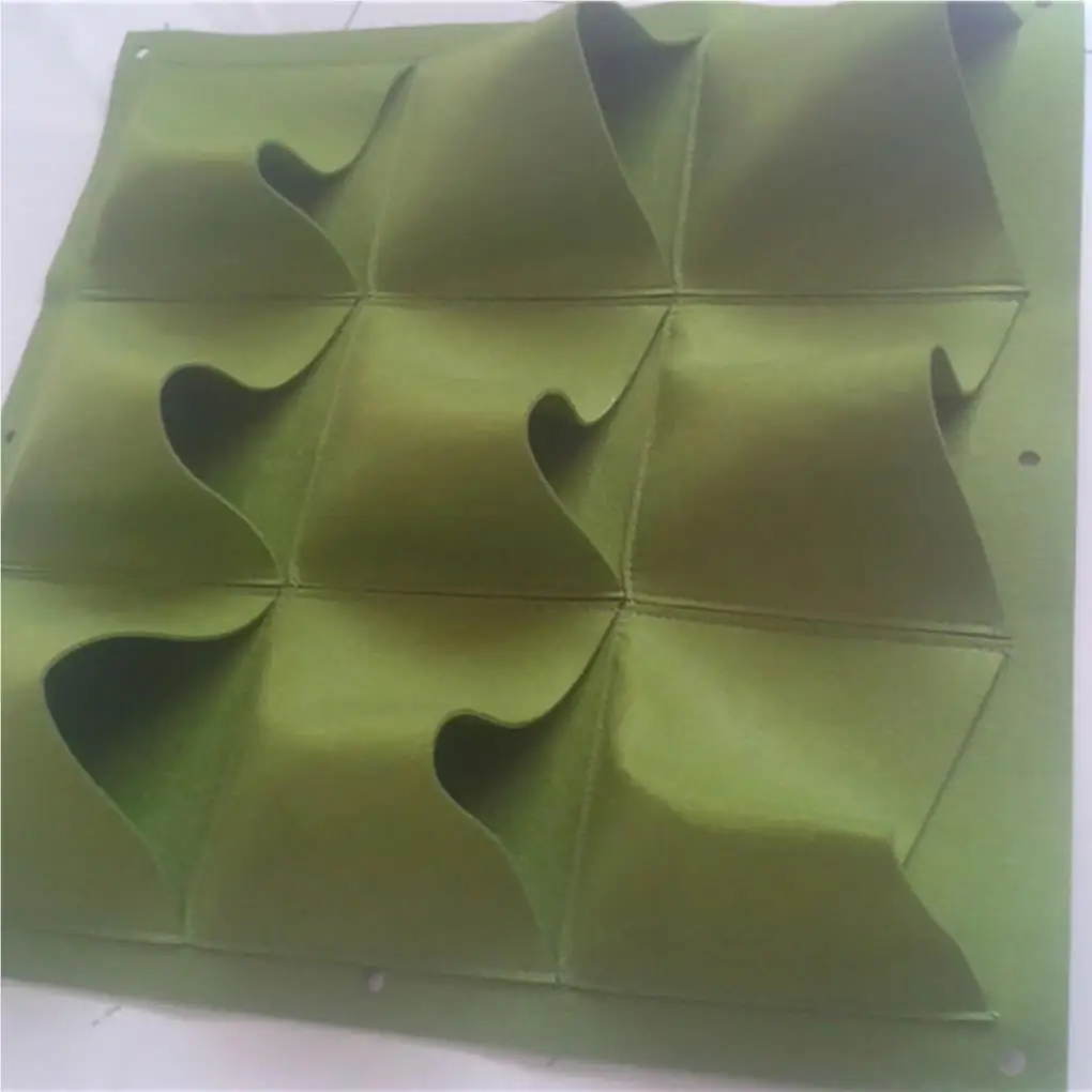 عمودي الجدار الشنق أكياس الزراعة ، زهرة تنمو جيب ، حديقة زارع عمودي ، الخضار والزهور ، 9 جيوب