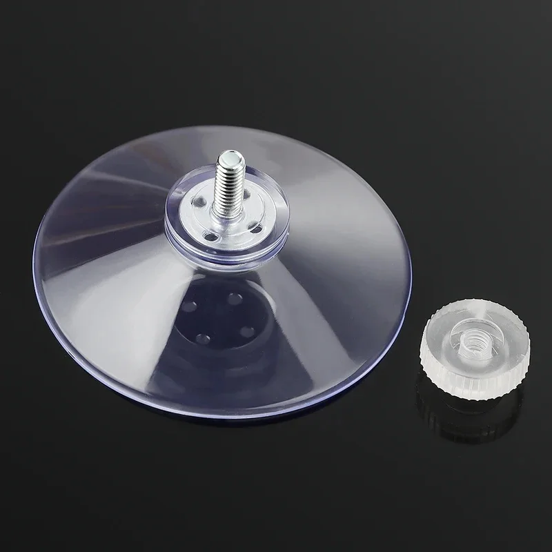 5-15pcs 30/40/50MM Mushroom Head Clear Suction Cups Knurled Nut Strong Vacuum Suckers PVC Kitchen Bathroom Window Wall Car Hooks view 5