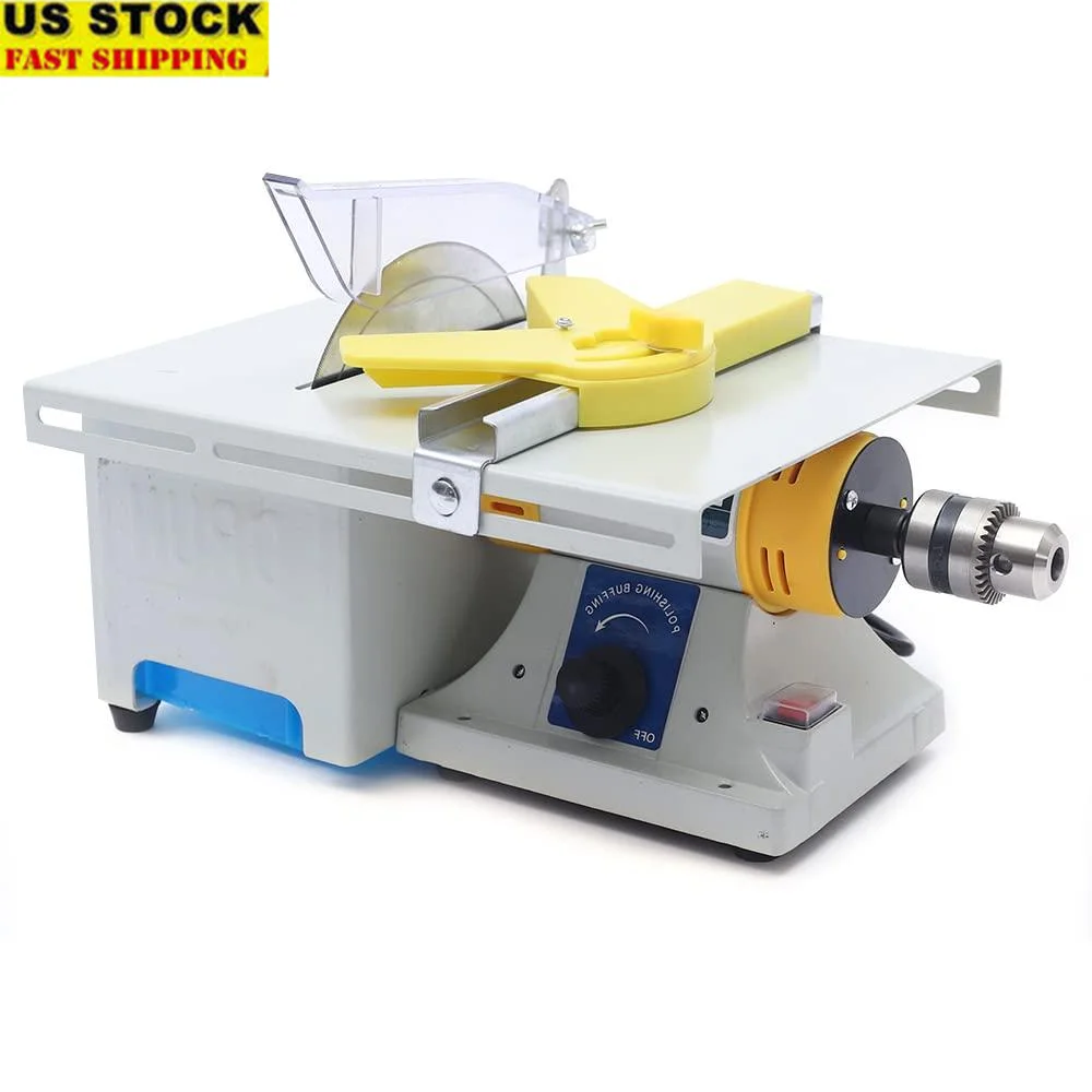 Jewelry Lapidary Equipment Mini Table Saw Polishing Grinder High Efficiency Durable Multi-Functional Space-Saving