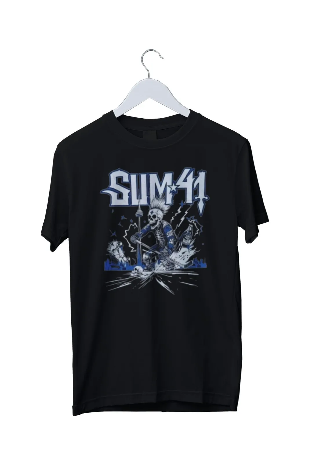 Sum 41 Band Rock Graphic Print Unisex TShirt Mens S M L XL 2 3 4 XL