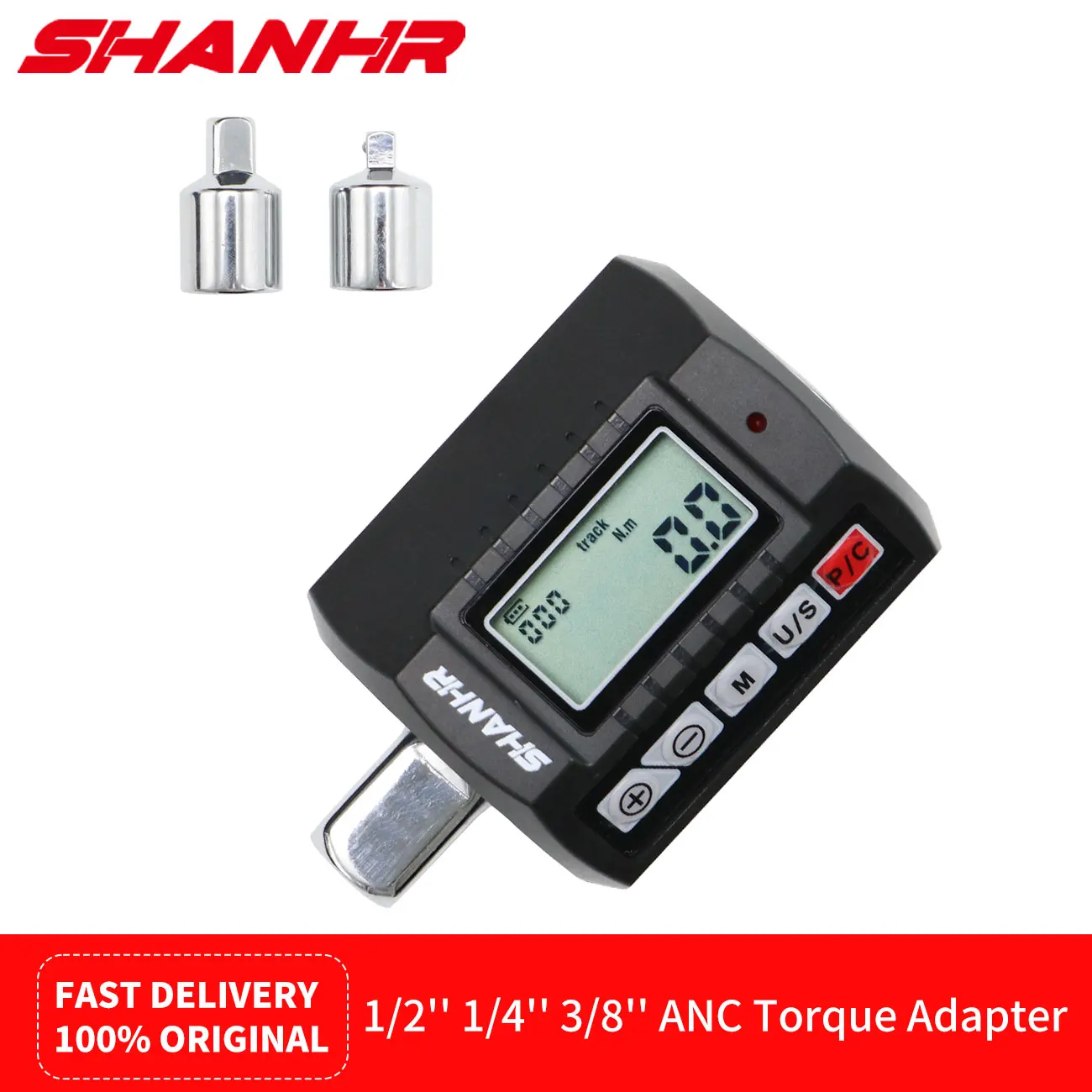

SHANHR 1/2" 3/8''1/4''Digital Torque Wrench Adapter Digital Torque Adapter Portable Torque Wrench High-precision Wrench Adapter