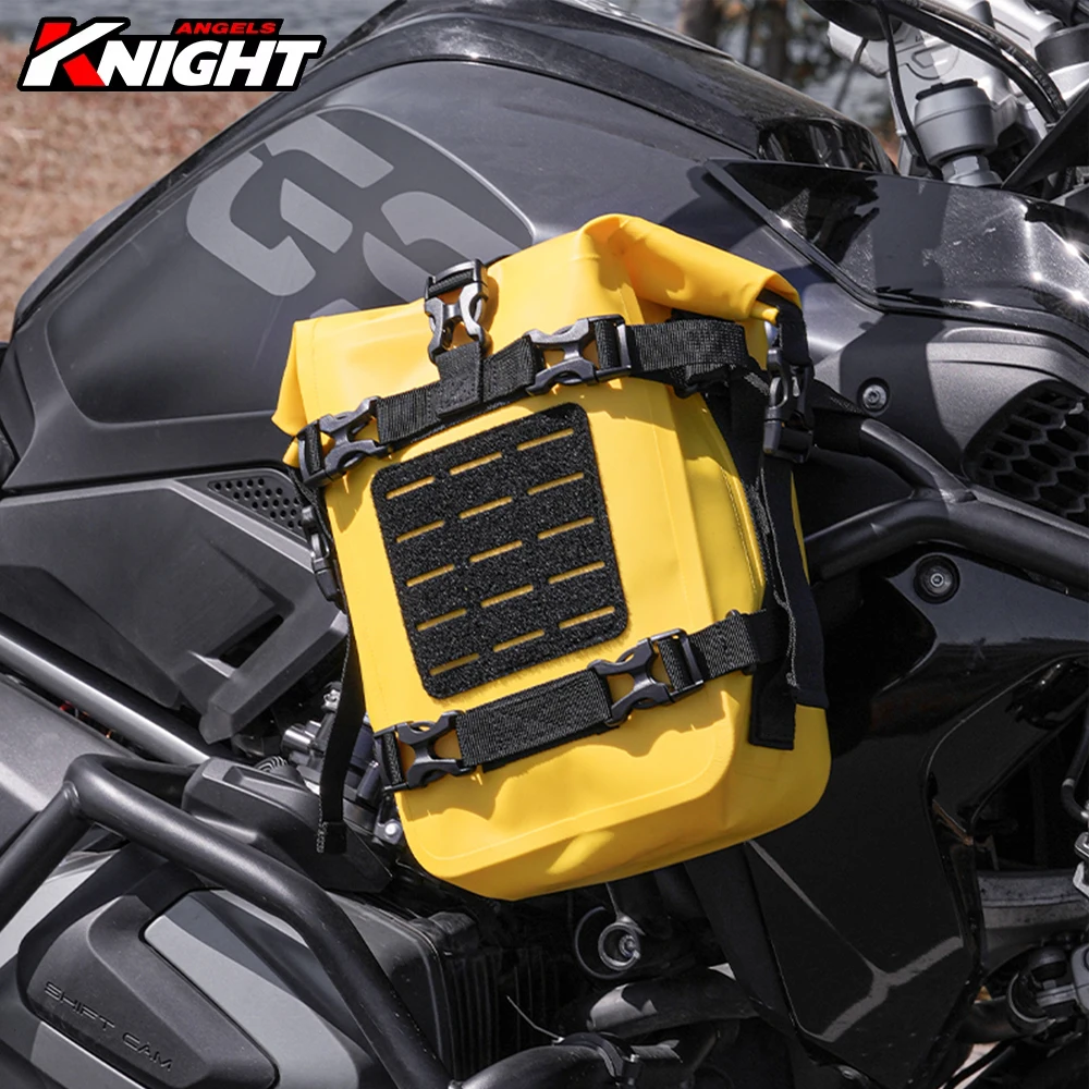 

Motorcycle Frame Crash Bars Bags Waterproof Repair Tool Bags 8L Capacity Wear-resistant Motorcycle Tool Bag