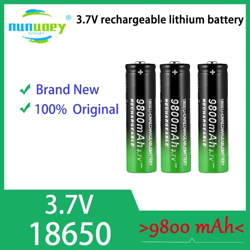 

2/4/8/16/PCS New Fast Charging 18650 Battery High Quality 9800Mah 3.7V 18650B Li-Ion Flashlight Batteries