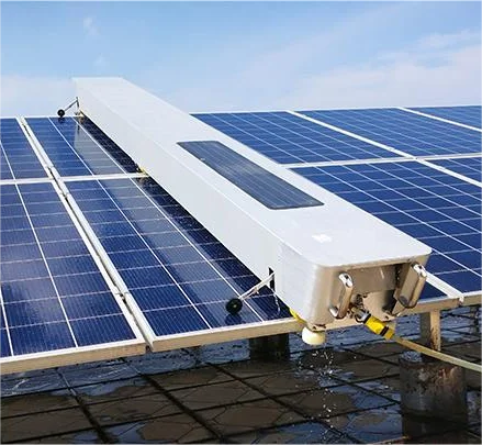 Fully Automatic Solar Panel Cleaning Robot, A Daily Cleaning Robot for Solar Power Stations