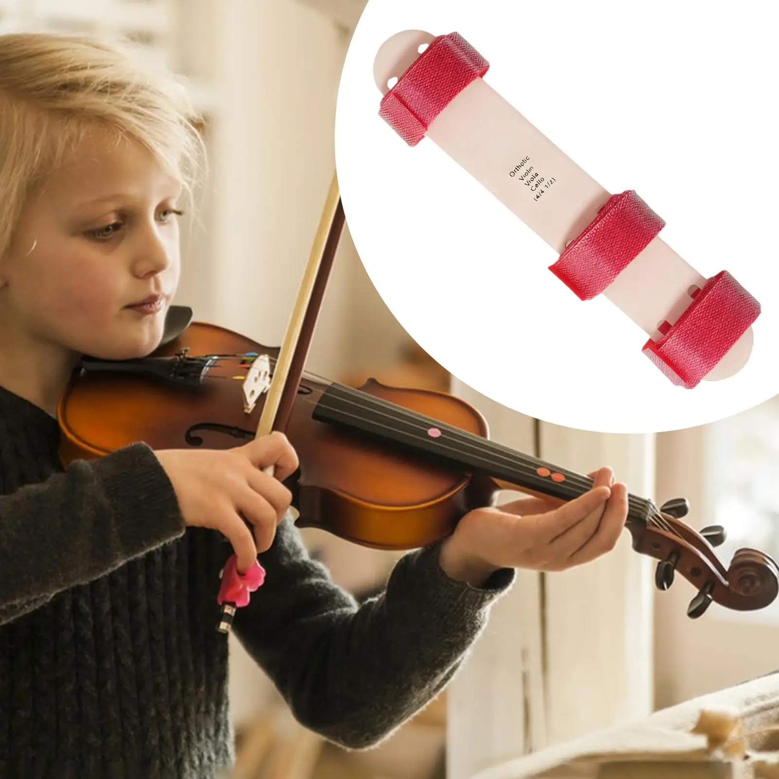 Violin Wrist Training Aid Adjustable Breathable Corrector Wrist Practice Assistant For Kids Beginners Violinists Music Lessons