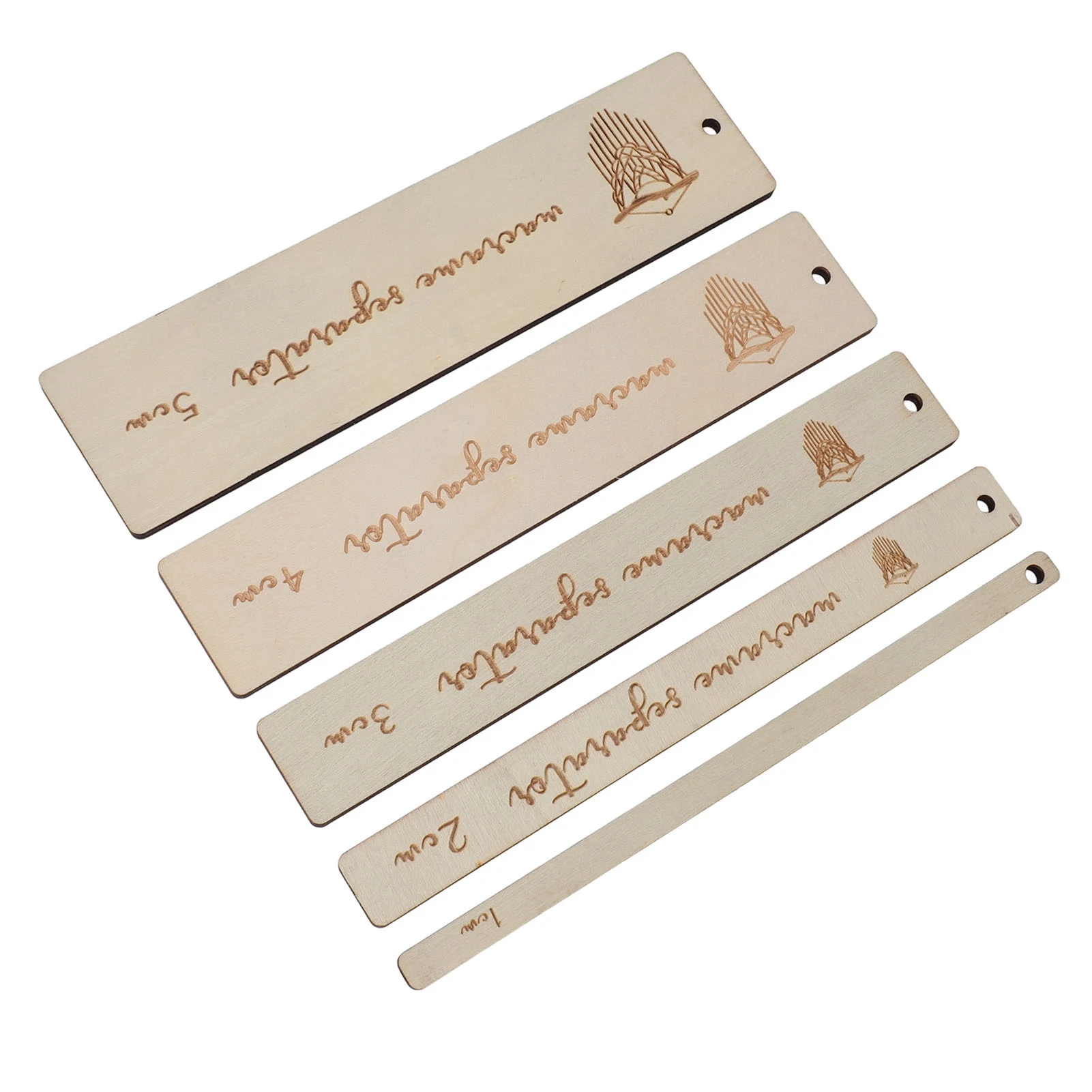 Macrame Board Auxiliary Rulers Prevents Shifting Wooden Macrame Separator Tool Lightweight Easy To Operate for DIY Craft