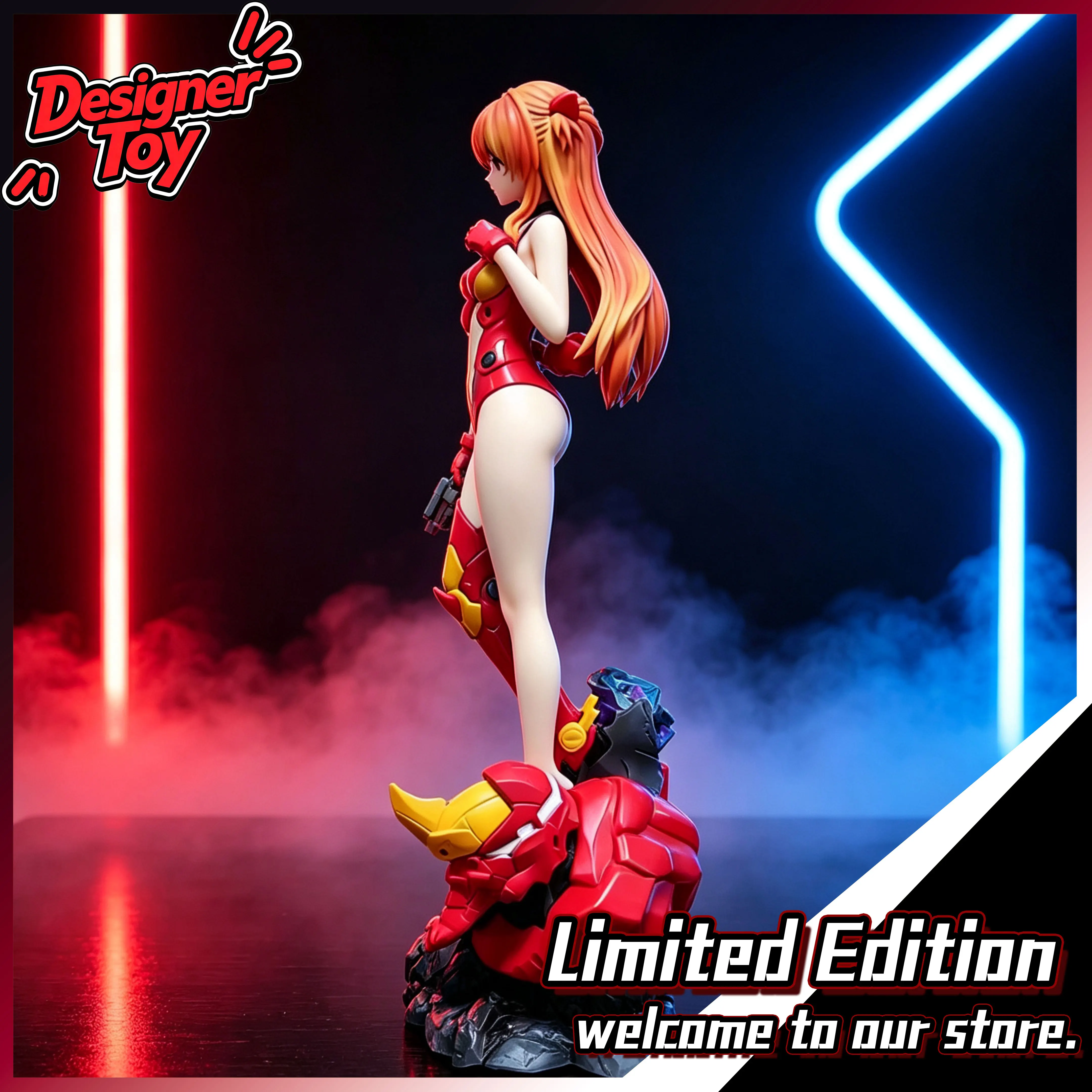 Mecha Asuka Movie Anime Game Peripheral Figure, Desktop Ornament, Bestselling Toy Gift