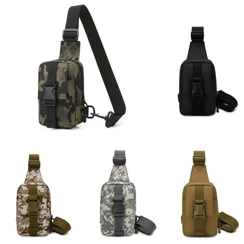 Chest Bag  Shoulder Bag Men Outdoor  Camouflage Camping Travel Hiking Hunting Crossbody Bag