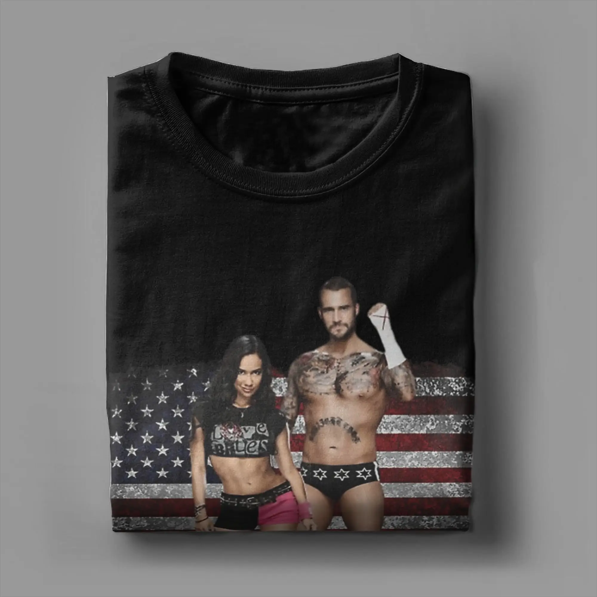 خمر Aj Lee تي شيرت الرجال النساء س الرقبة القطن الخالص تي شيرت قصير الأكمام تي شيرت حجم كبير الملابس