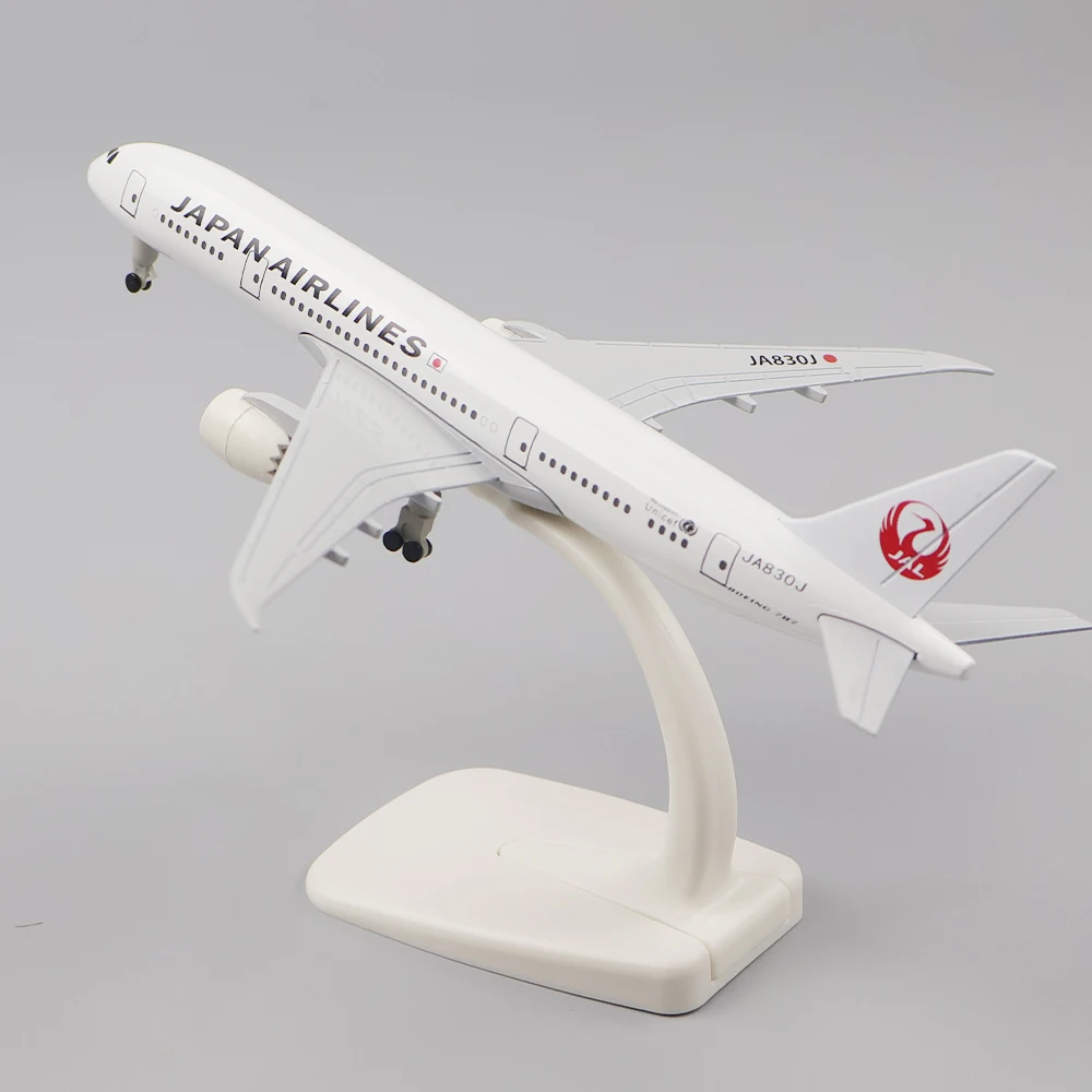 Metalen Vliegtuig Model 20Cm 1:400 Japan B787 Metalen Replica Legering Materiaal Met Landingsgestelwielen Ornament Speelgoed Jongen Verjaardagscadeau