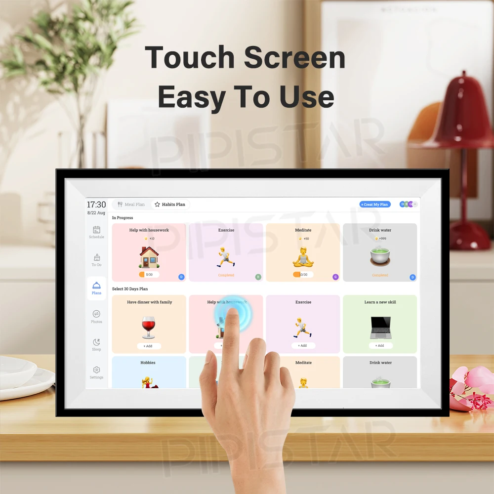 

15.6-inch WIFI digital calendar plan to-do list high-definition touch screen home smart electronic calendar photo frame