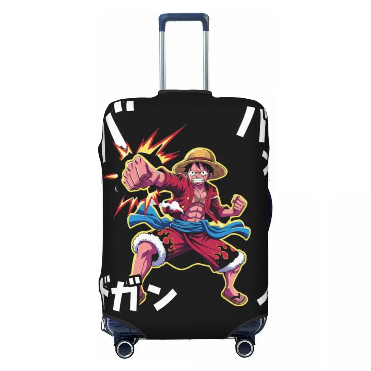 

Чехол для чемодана Custom One Pieces Monkey Luffy, милый аниме-чехол для защиты чемодана, подходит для чемоданов 18-32 дюймов.