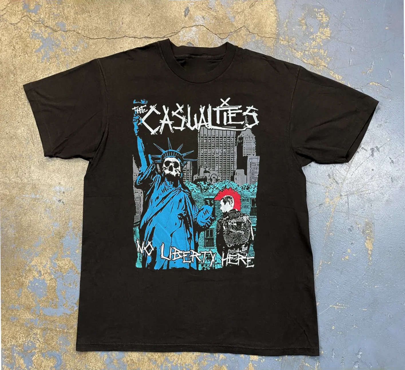 The Casualties No Liberty Here Unisex T-Shirt Full Size S To 5XL CS0281