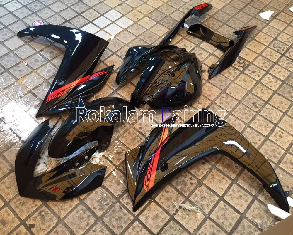 For Yamaha R25 R 25 15 16 17 R3 R 3 2015 2016 2017 Black Red ABS Aftermarket Motorcycle Fairing Kit (Injection Molding)