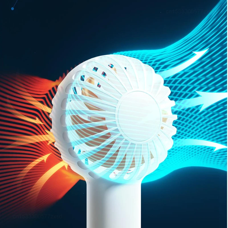 Youpin Qualitell Handheld Mini Fan Adjustable Wind Speed Low Decibel Long Endurance Small-scale Portable Household Rapid Cooling