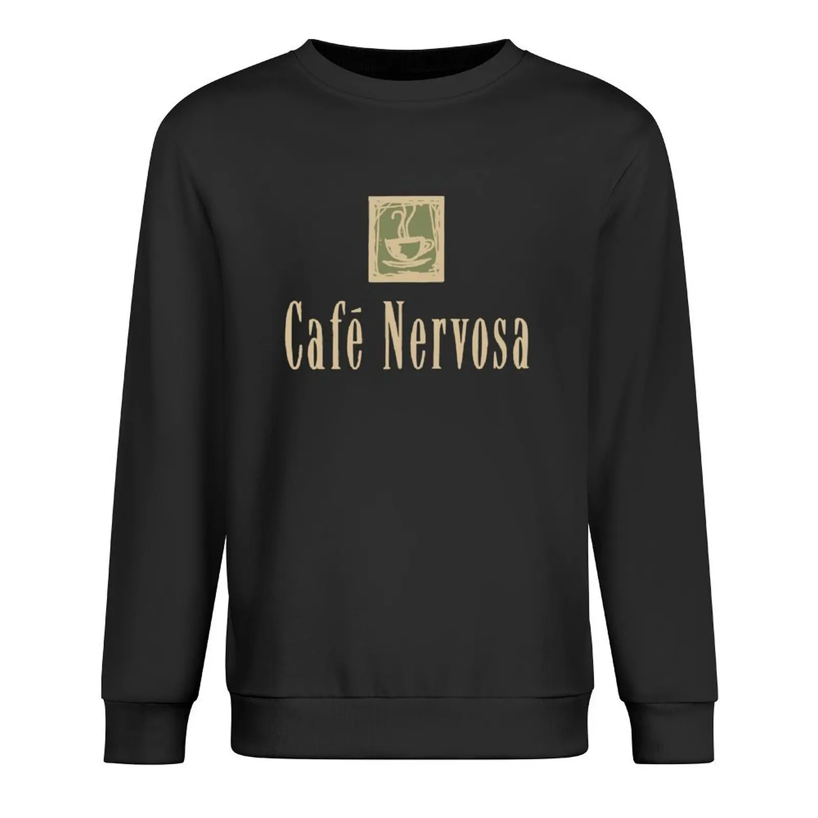 

Cafe Nervosa sign – Frasier, Seattle Pullover autumn clothes korean autumn clothes men's clothing mens clothes pullover