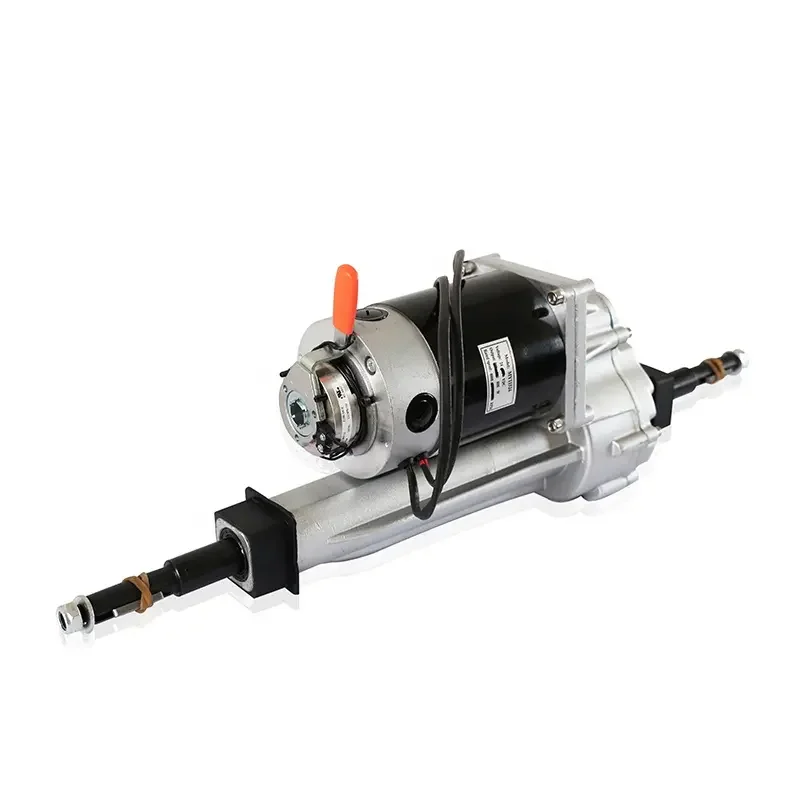 800w Golf Cart Drive Axle 24V DC Transaxle with Customized Length and Shaft High Load 400kg