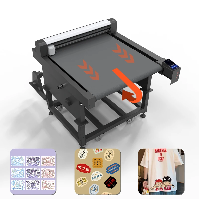 Wholesale Box Making Cutter For Vinyl Materials Machine Dtf Cutter Uv Dtf Machine Flatbed Cutting Plotter Reliable products