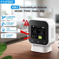 FNIRSI SFD-02 4-IN-1 Indoor Air Quality Monitor Touchscreen Formaldehyde Detector HCHO TVOC Temperature Tester Type-C Charging