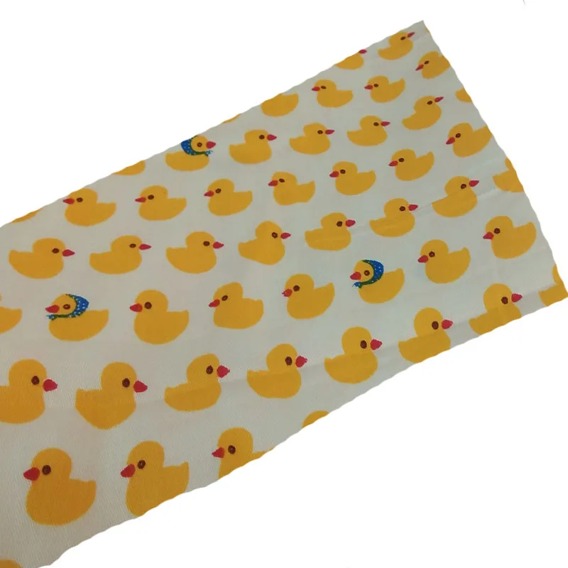 100% Cotton viaPhil Colorful Yellow Chicks & Ducks Series Printed Fabric Patchwork Cloth Dress Home Decor