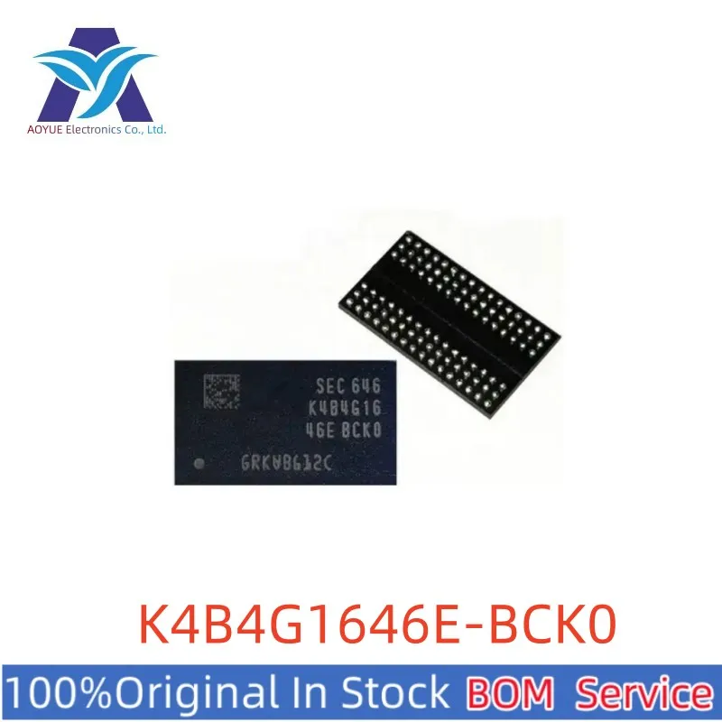 New Original Stock IC Electronic Components K4B4G1646E-BCK0 4Gbit 256Mx16 1.5V 96Pin FBGA DDR3 SDRAM Series BOM Offer