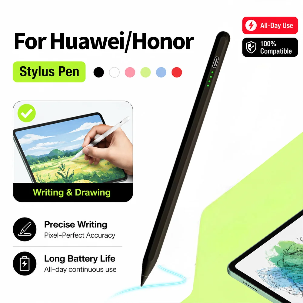 Универсальный стилус для Huawei MatePad Pro 13.2, 12.6, 11 SE, емкостный стилус для Honor Pad 9, 8 Pro, стилус-карандаш для планшетов на Android.