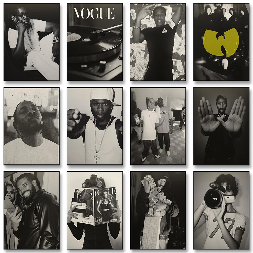 Minimalism Album Cover Y2K Gangsta Hip Hop Popular Melancholy Canvas Painting Wall Art Poster Picture Home Decor Mural Cuadros