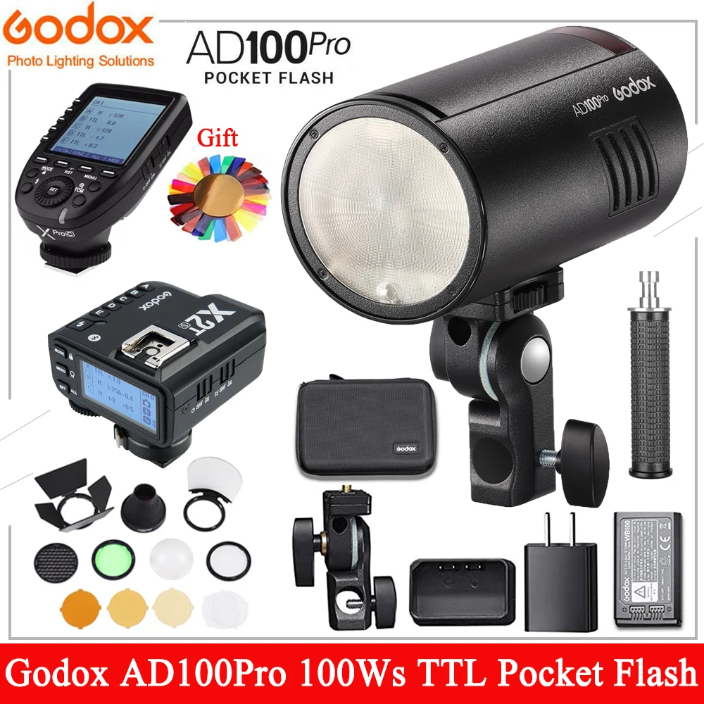 

Godox AD100pro 100Ws TTL Outdoor Flash Speedlight 2.4G HSS 1/8000s Pocket Flash Strobe For Sony Nikon Canon Fujifilm Olympus