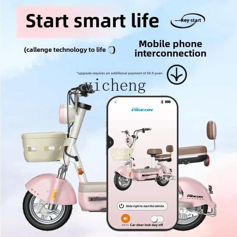 TQH Yuan Universe Pro سيارة كهربائية صغيرة تعمل بالبطارية على شكل حمار فتاة صغيرة تحلق على شكل حمامة صغيرة لنقل العمل سيارة كهربائية