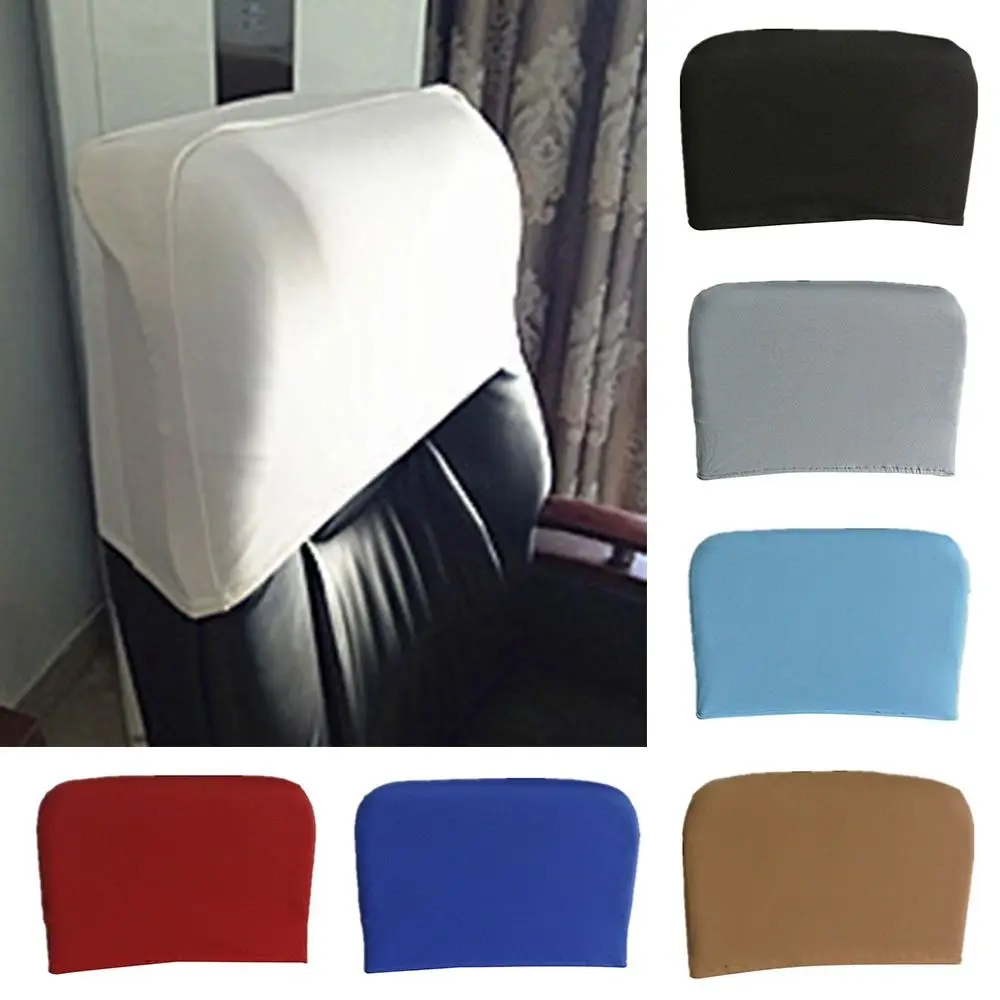 

Solid Color Elastic Office Chair Backrest Cover Comfortable Dustproof Backrest Slipcover High Elasticity Household