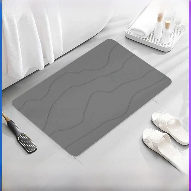 

Коврик Batoom из твердой доски Qui Dry, впитывающий диоксид кремния, трансграничный противоскользящий напольный ковер для кухни и баторы