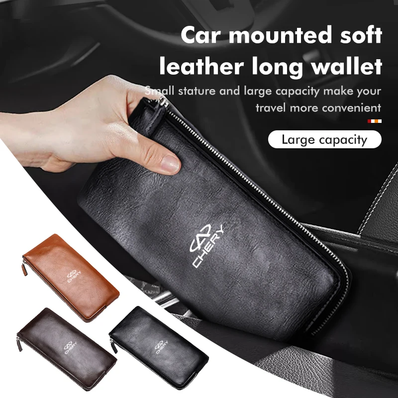 Cartera de mano grande estilo empresarial para hombre, para Chery Tiggo 5 2 3 7 PRO 8 5X Amulet IQ QQ Fulwin Face