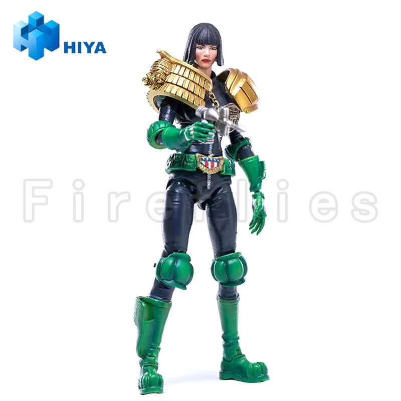 1/18 HIYA 4inch Action Figure Exquisite Mini Series Judge Dredd Judge Hersch Anime Model Toy