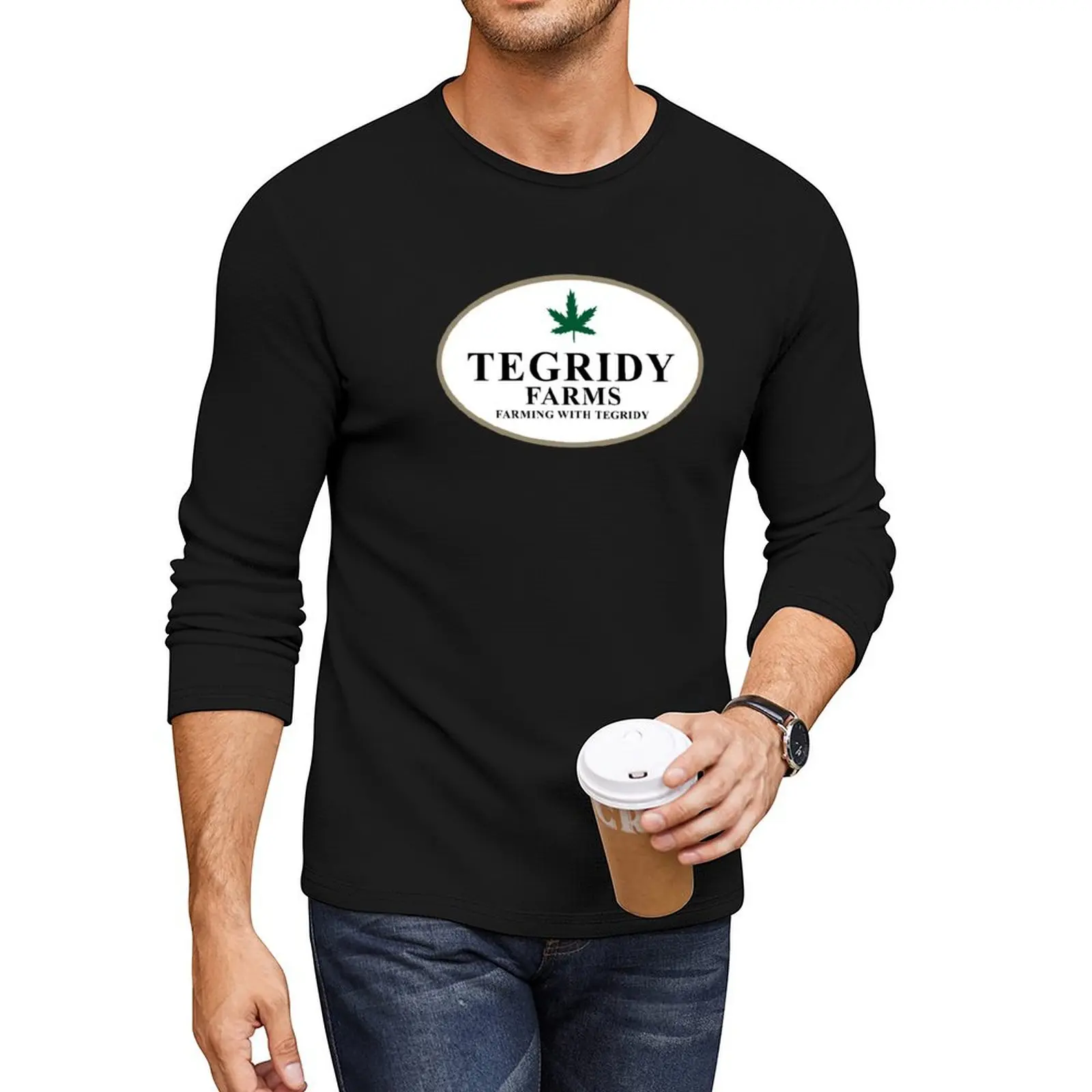 

Tegridy Farms длинная футболка с графикой, толстовка, спортивные футболки для фанатов, футболки, мужская одежда