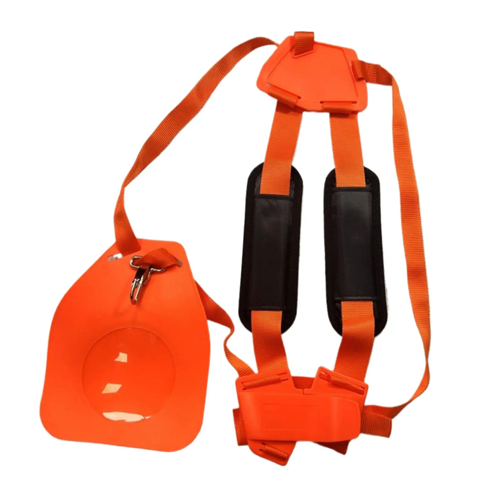 Brush Cutter Shoulder Strap Double Harness Adjustable Soft Fabric Quick Release for Chainsaw and Trimmer