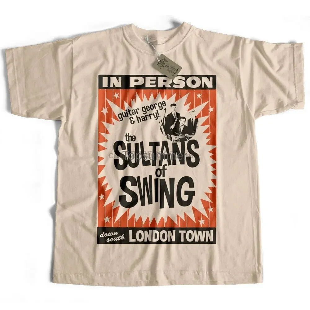 

Inspired By Dire Straits T Shirt - Sultans Of Swing Gig Poster Mark Knopfler(1)