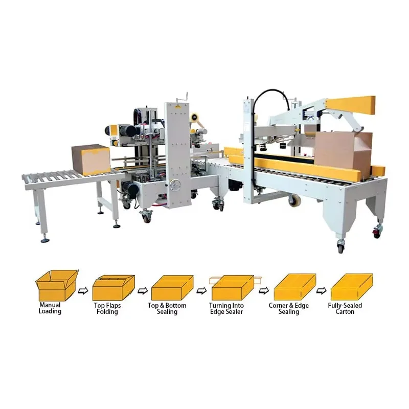 Automatic Carton Sealing Machine Semi Automatic Carton Sealer for Efficient Packaging Line