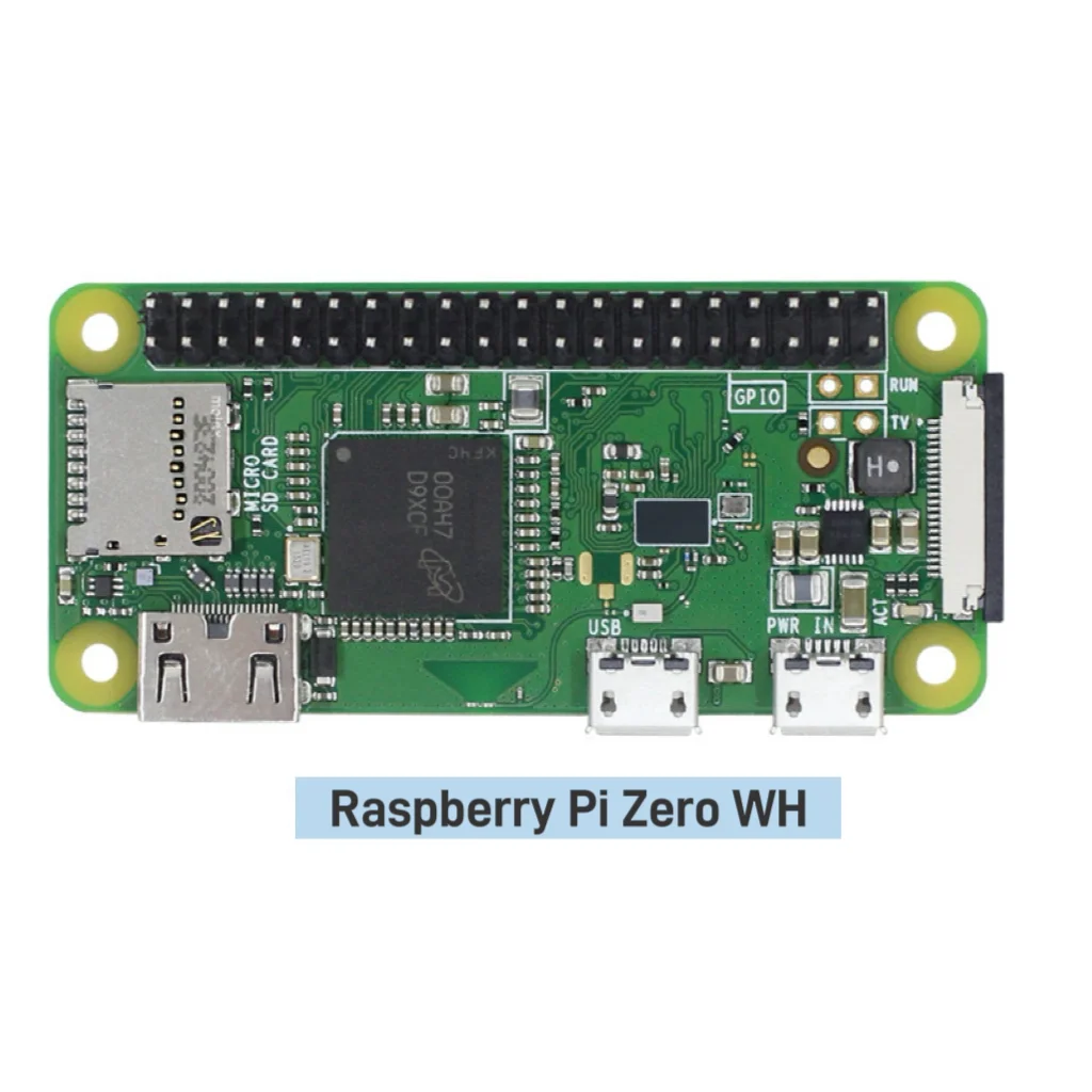 Imagem -03 - Raspberry pi Zero 2w Zero w Zero 2wh Cpu 1ghz 512mb de Ram Wi-fi Bluetooth